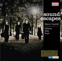 Sound escapes: Debussy, Ravel, Ad?s